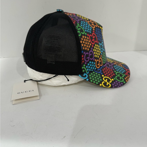 Gucci GG Psychedelic Cap Sz M 58 Cm NEW - Picture 3 of 10